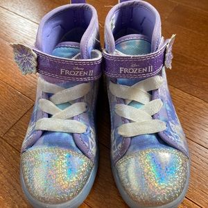 Frozen Light Up High Top Sneakers - Size 11 Girls